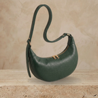 Trendy Semi-Circle Crossbody Bag