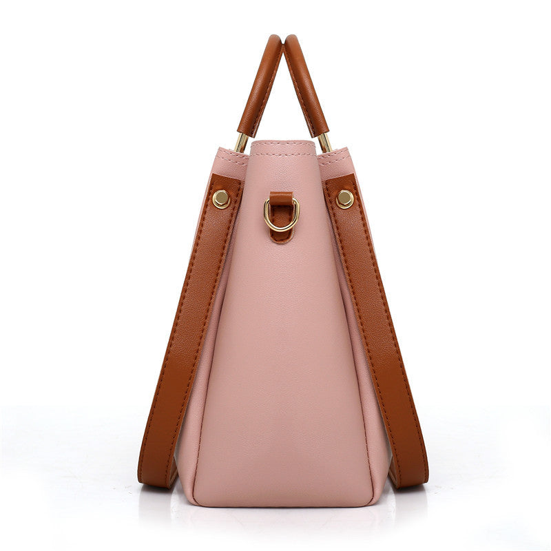 Women's Handbags 4-Piece Set with Zipper Closure