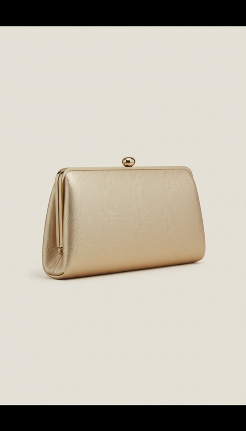 Champagne Gold Evening Clutch