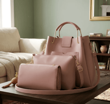 3-piece handbag set view