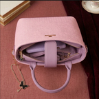 Butterfly charm tote side view