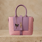 Butterfly Charm Tote Handbag for Women