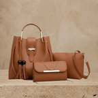 Tote, Crossbody and Clutch 3-Piece Set