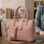 Premium Quilted Ladies Handbag With Pouch