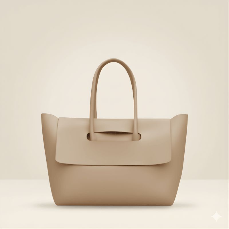 Shoulder bag in beige