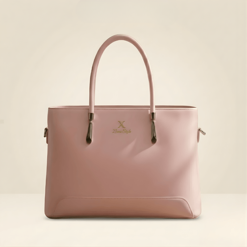 Executive tote bag handle detail
