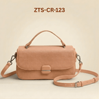 Premium Embossed Handbag in pink