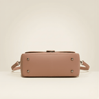 Embossed handbag clasp detail